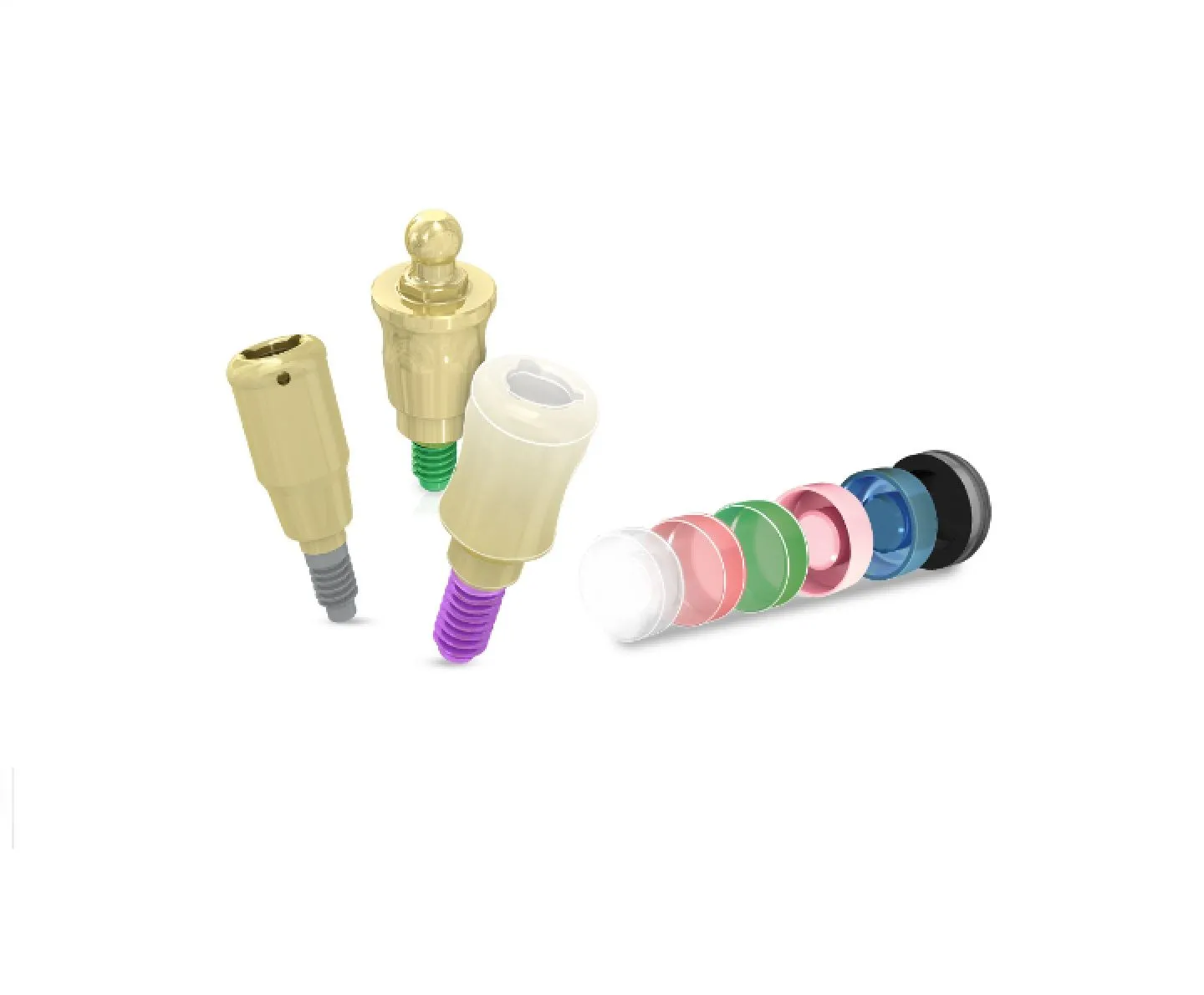 Ортопедические компоненты для съемного протезирования Seven и M4