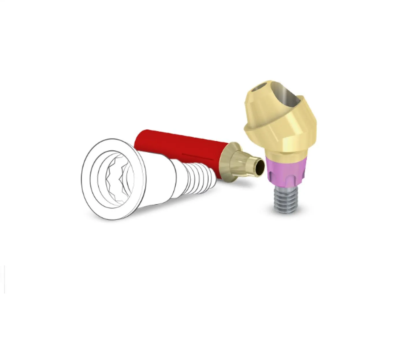 Абатменты для винтовой фиксации для имплантатов С1