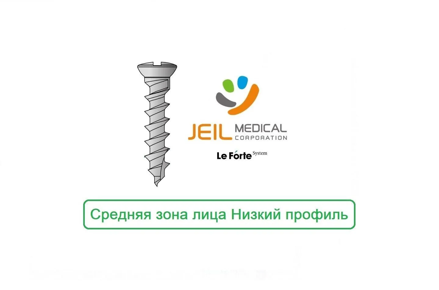 Средняя зона лица Винты Миди NL с низким профилем