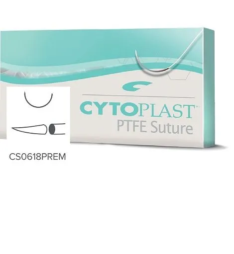 CS0618PREM Cytoplast USP4-0 (6-0), 13мм 3/8, р-р