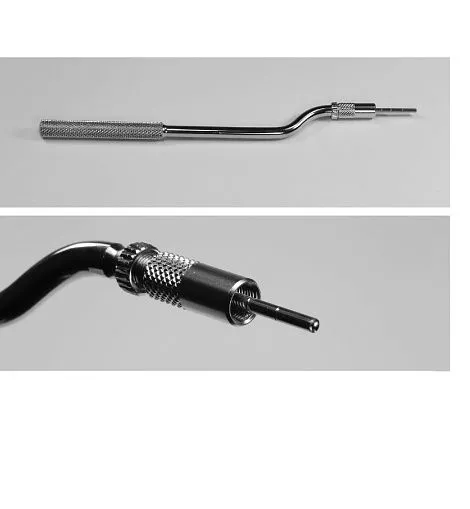 Остеотом вогнутый с ограничителем, байонет ⌀ 2,0мм.6711  